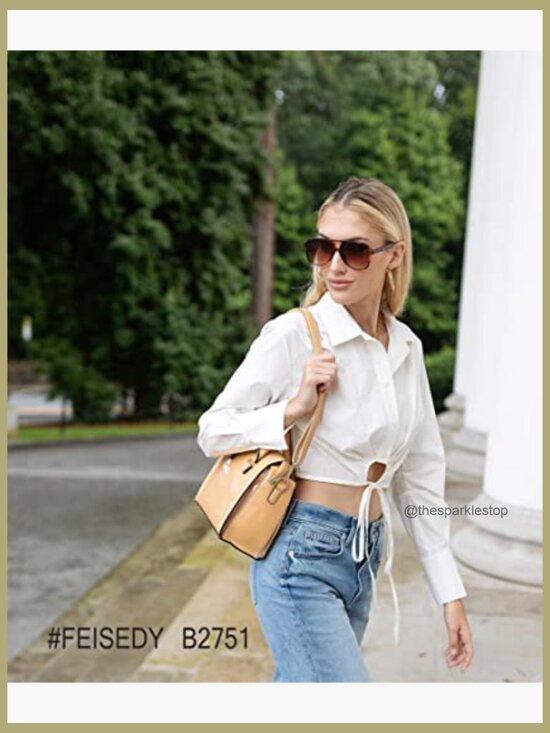 Vintage Retro Aviator Sunglasses Plastic Frame Large Square main image 6